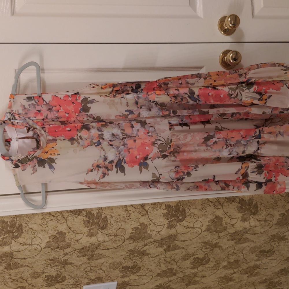 Floral spring dress